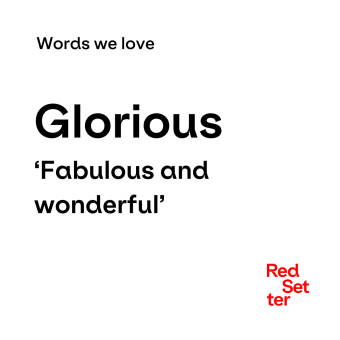 Words we love Red Setter - PR for design