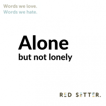 Words we love alone